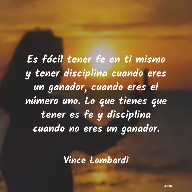 Frases de Vince Lombardi