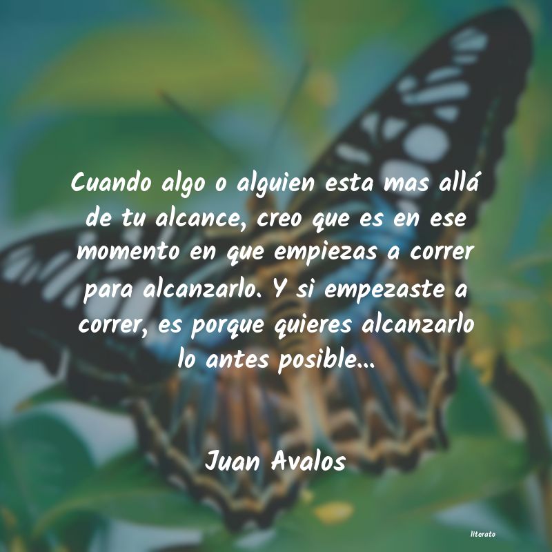 Frases de Juan Avalos