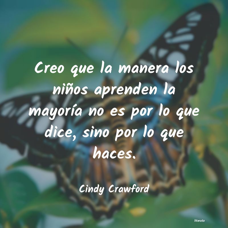frases de Cindy Crawford