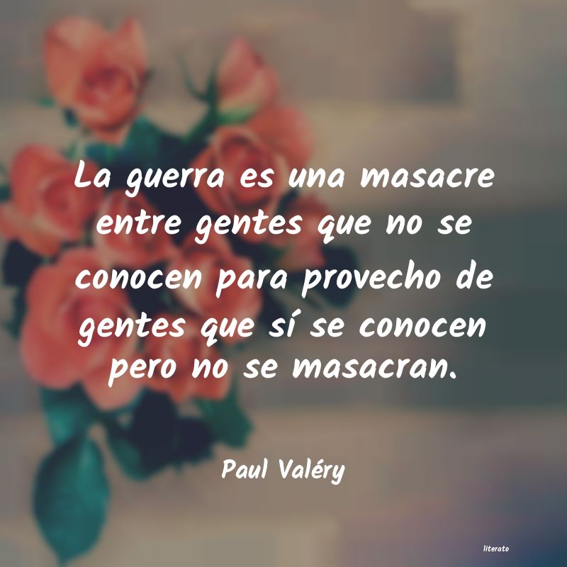 frases de Paul Valéry