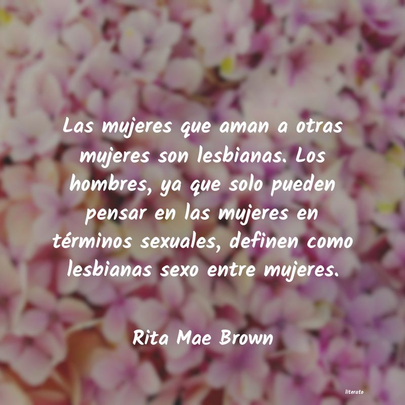 frases de Rita Mae Brown