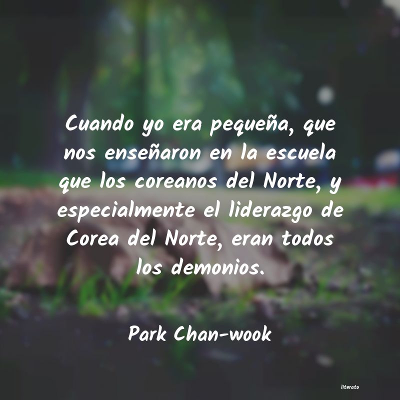 frases de Park Chan-wook