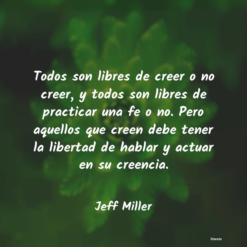 Frases de Jeff Miller