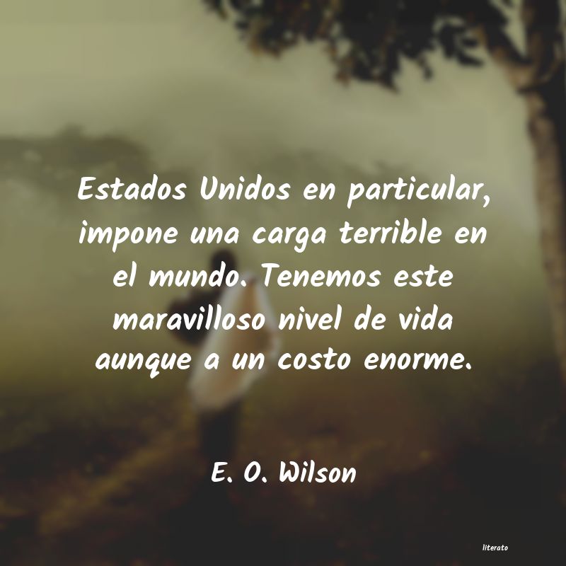 frases de E. O. Wilson
