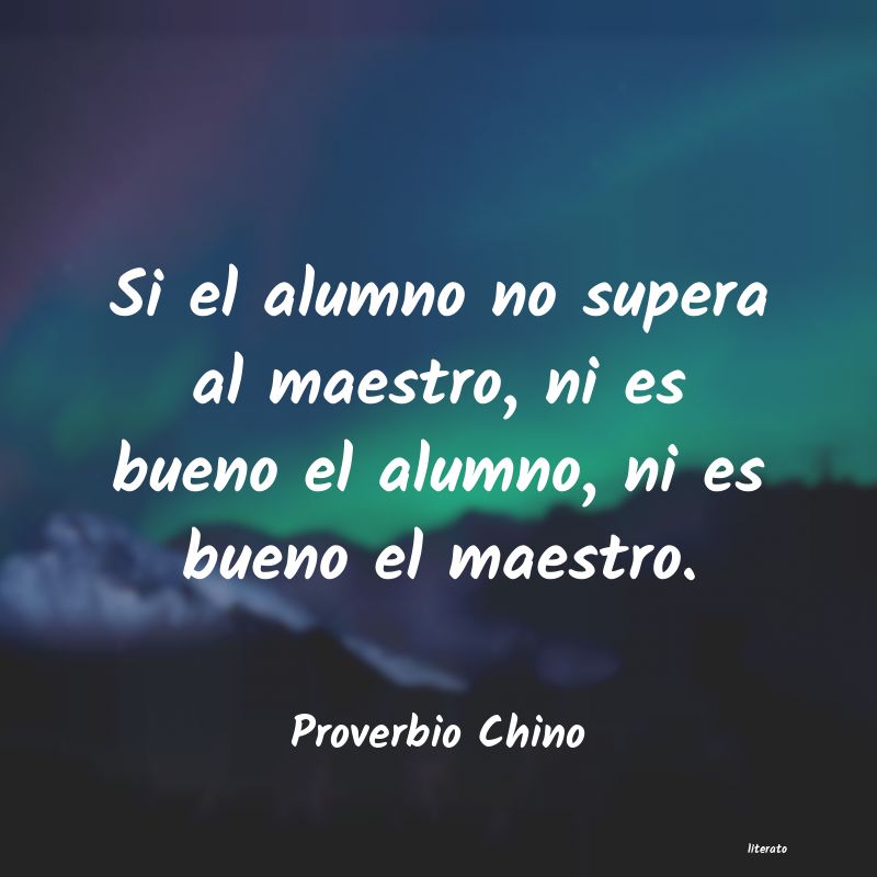 frases de Proverbio Chino