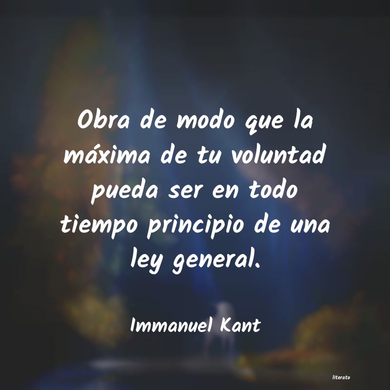 Frases de Immanuel Kant