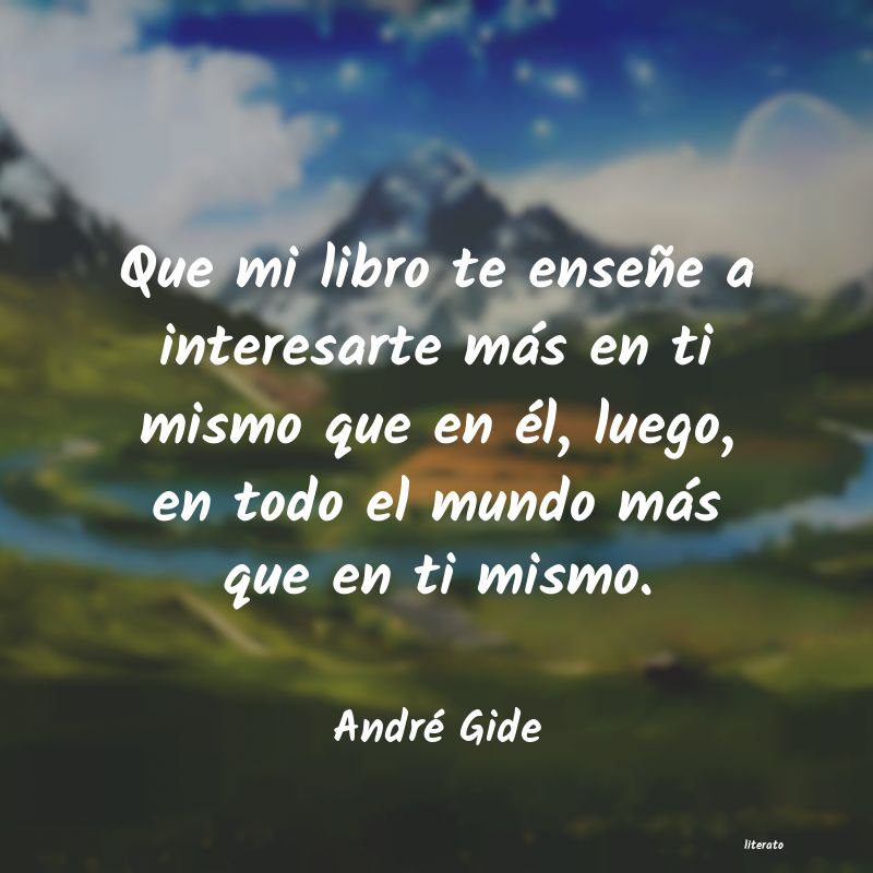 Frases de André Gide