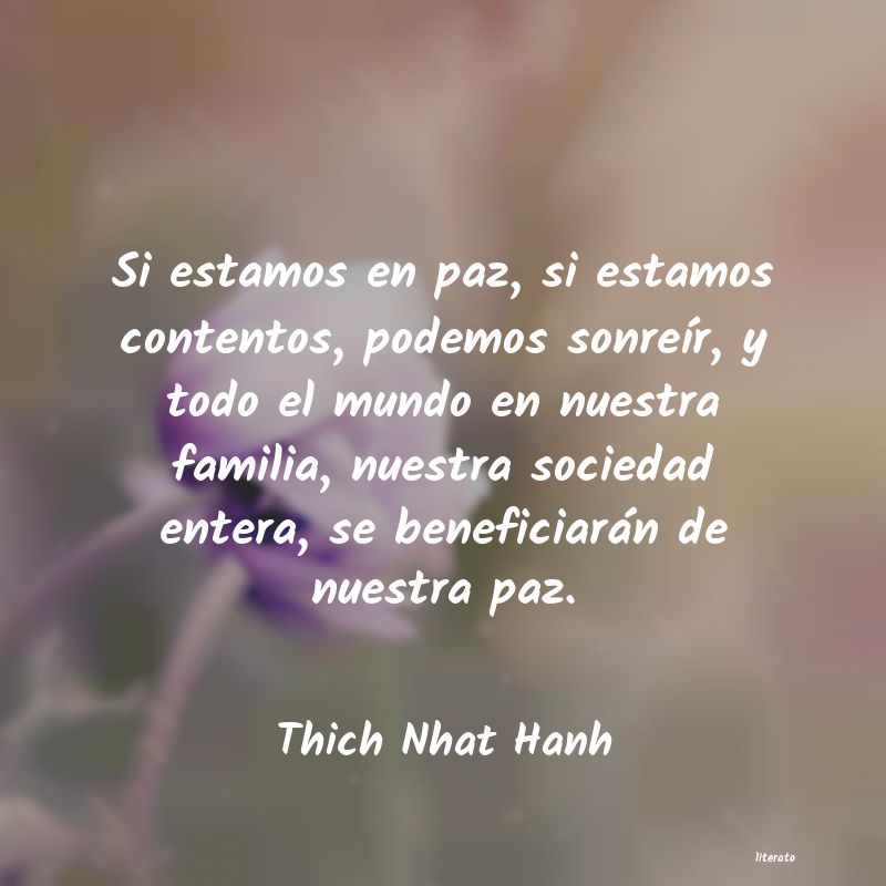 Frases de Thich Nhat Hanh