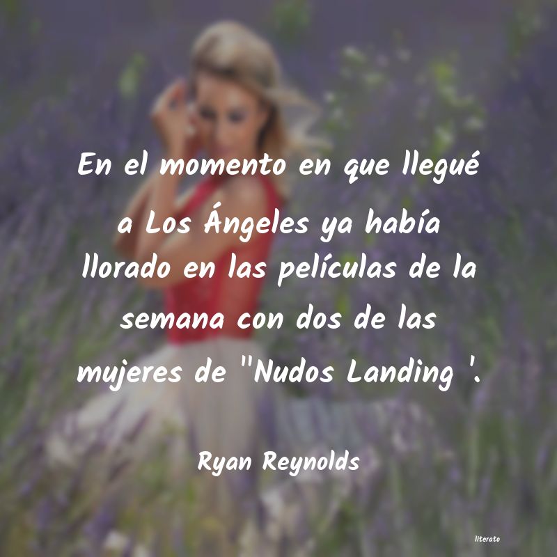 Frases de Ryan Reynolds