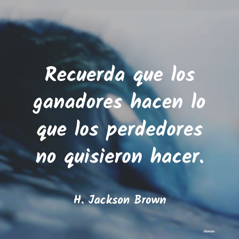 frases de H. Jackson Brown