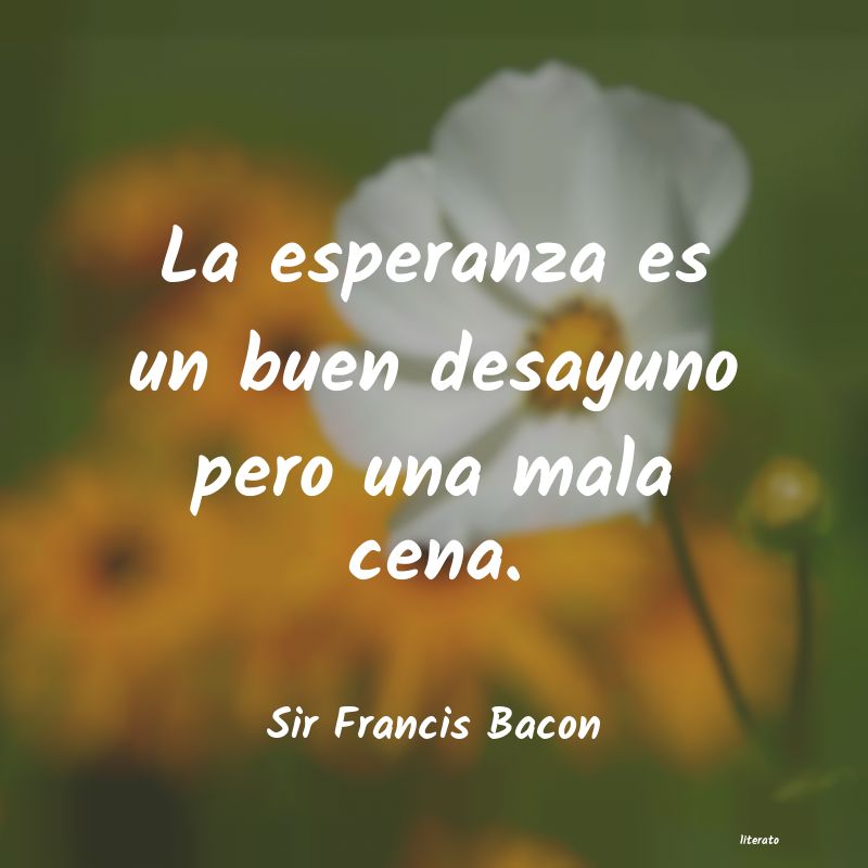 frases de Sir Francis Bacon