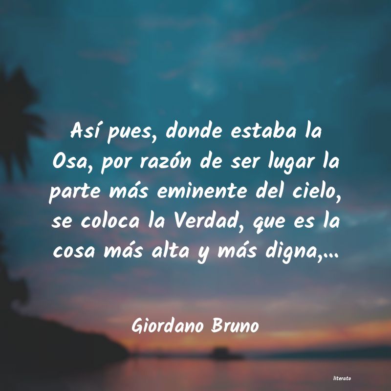 frases de Giordano Bruno