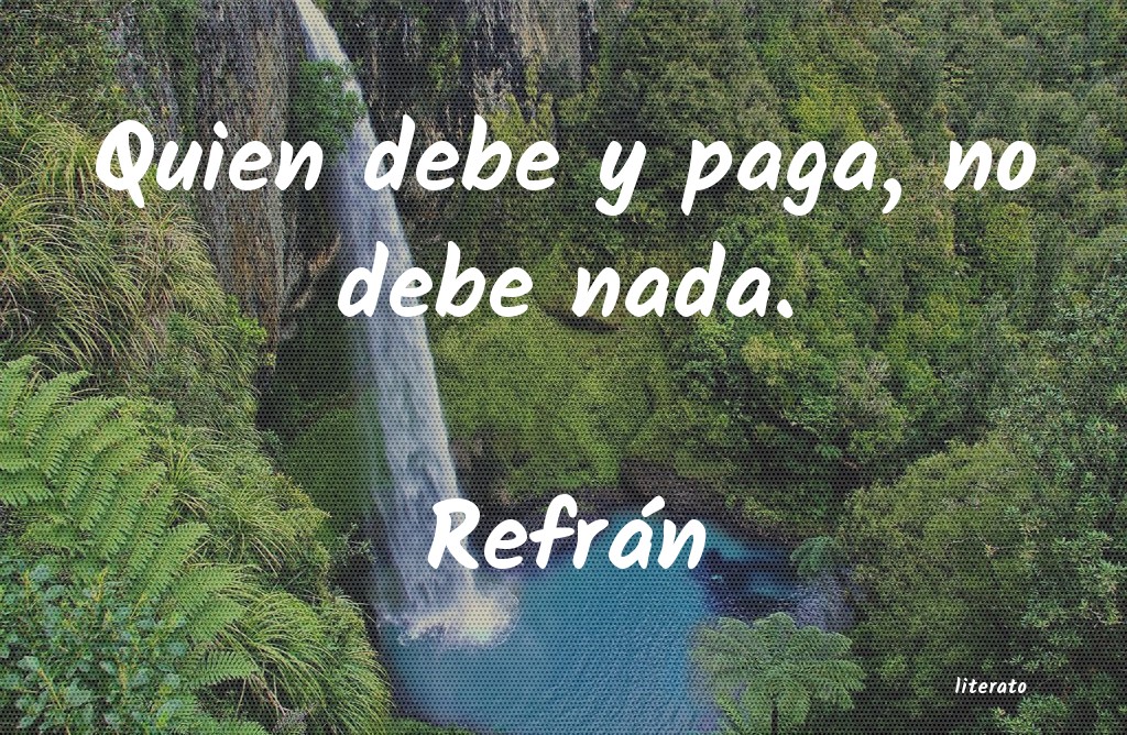 Frases de Refrán