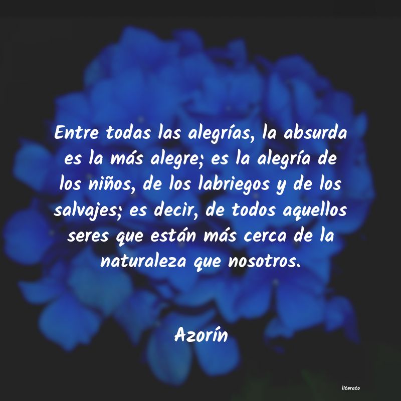 Frases de Azorín