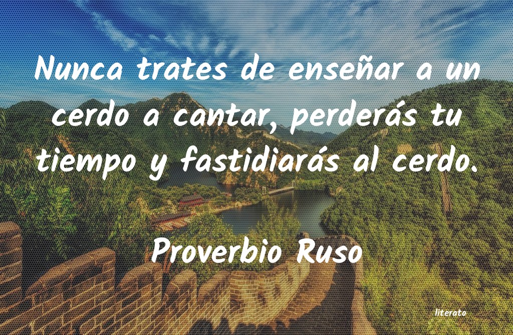frases de Proverbio Ruso