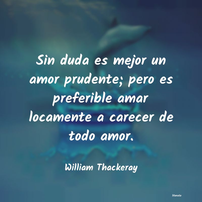 Frases de William Thackeray