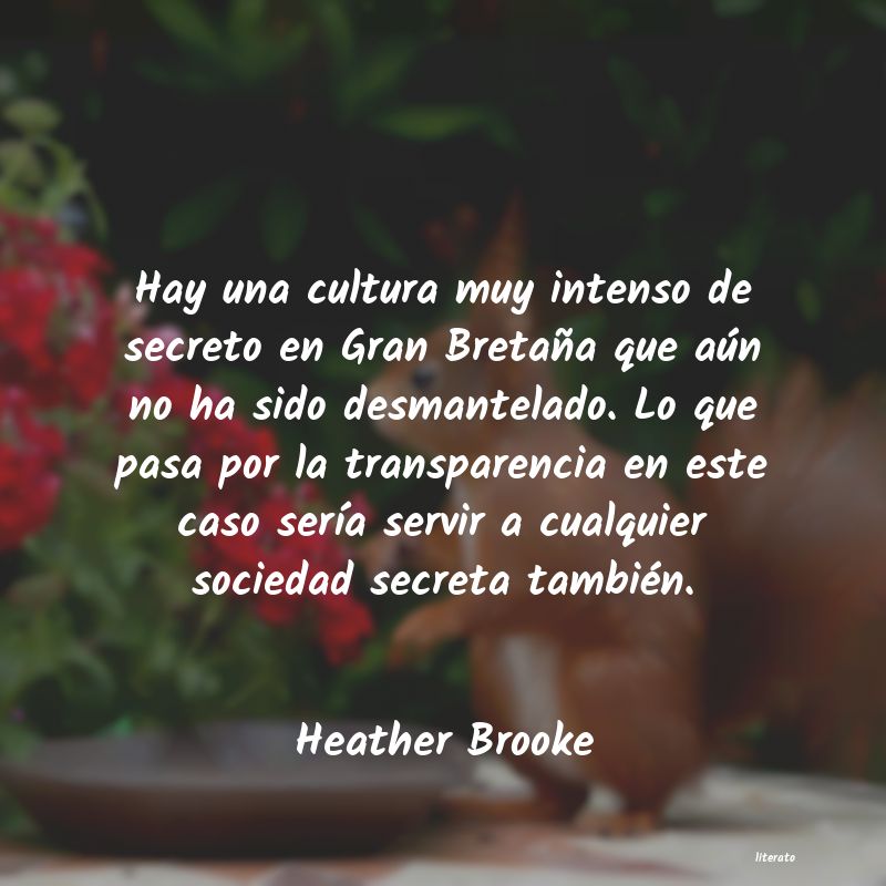 Frases de Heather Brooke