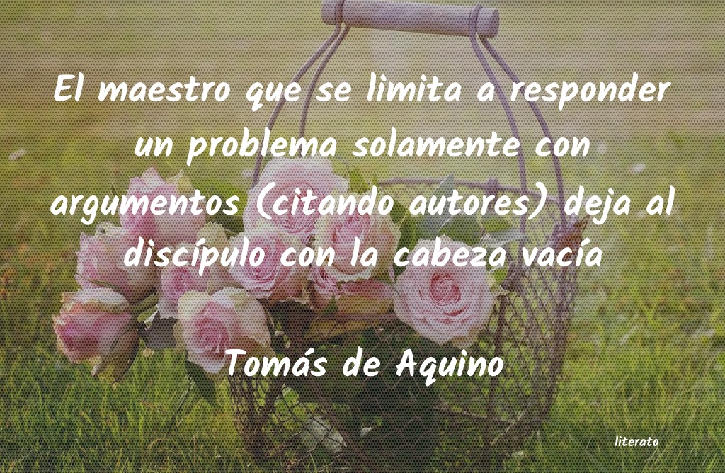 Frases de Tomás de Aquino