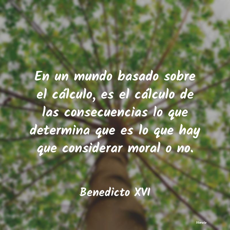 Frases de Benedicto XVI