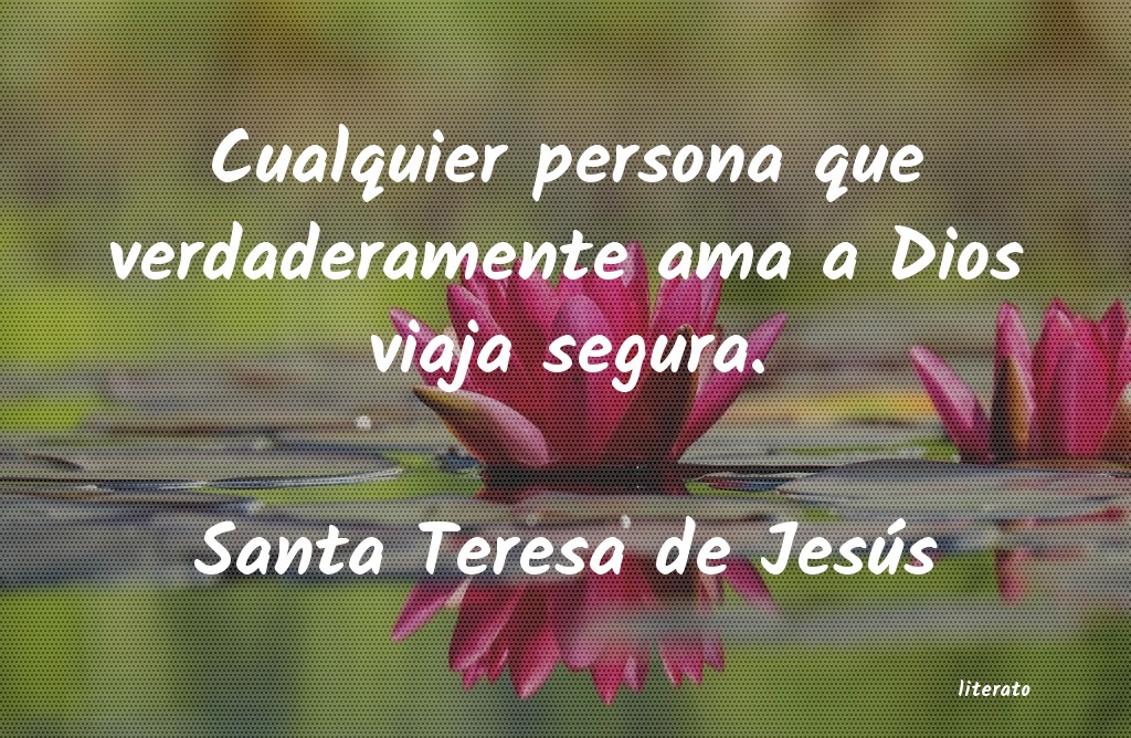 frases de Santa Teresa de Jesús