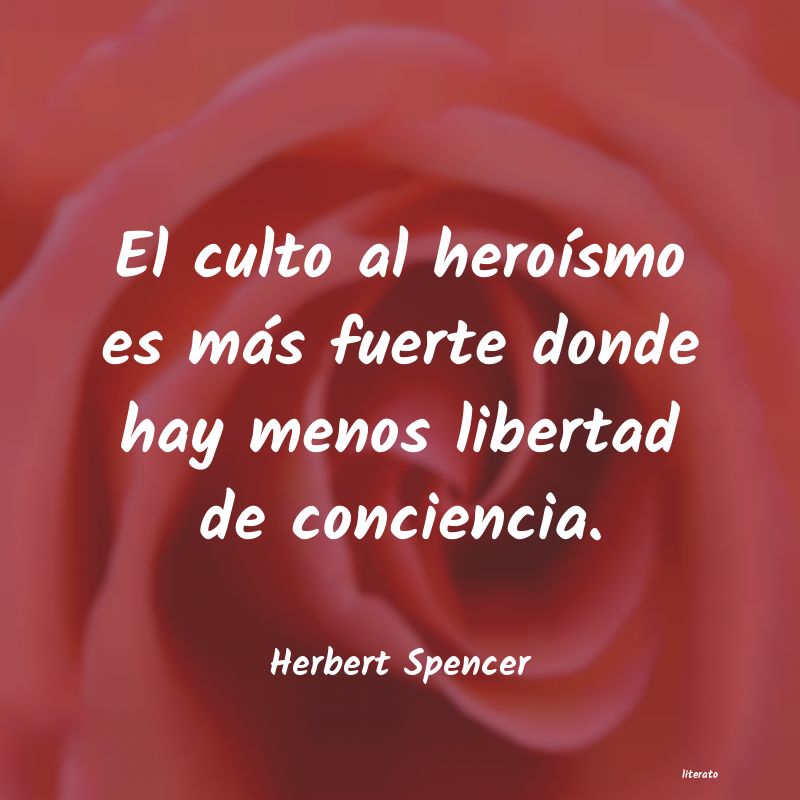 Frases de Herbert Spencer