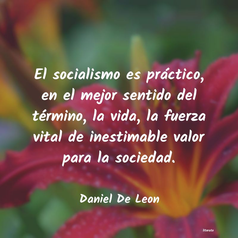 frases de Daniel De Leon