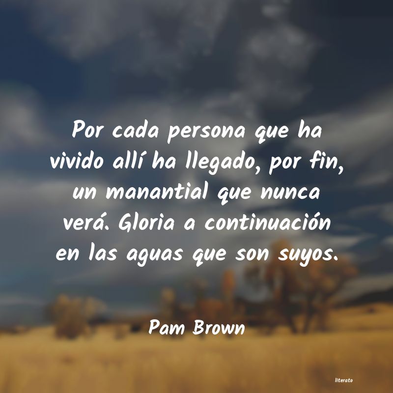 Frases de Pam Brown