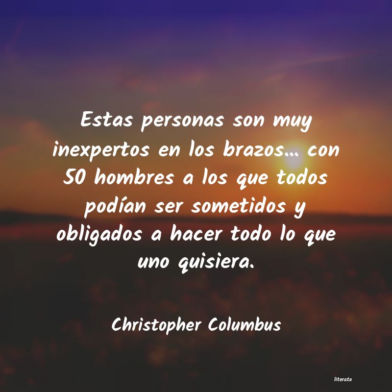 Frases de Christopher Columbus