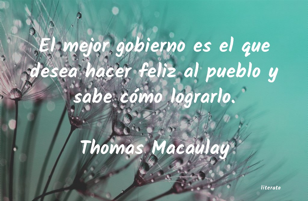 Frases de Thomas Macaulay