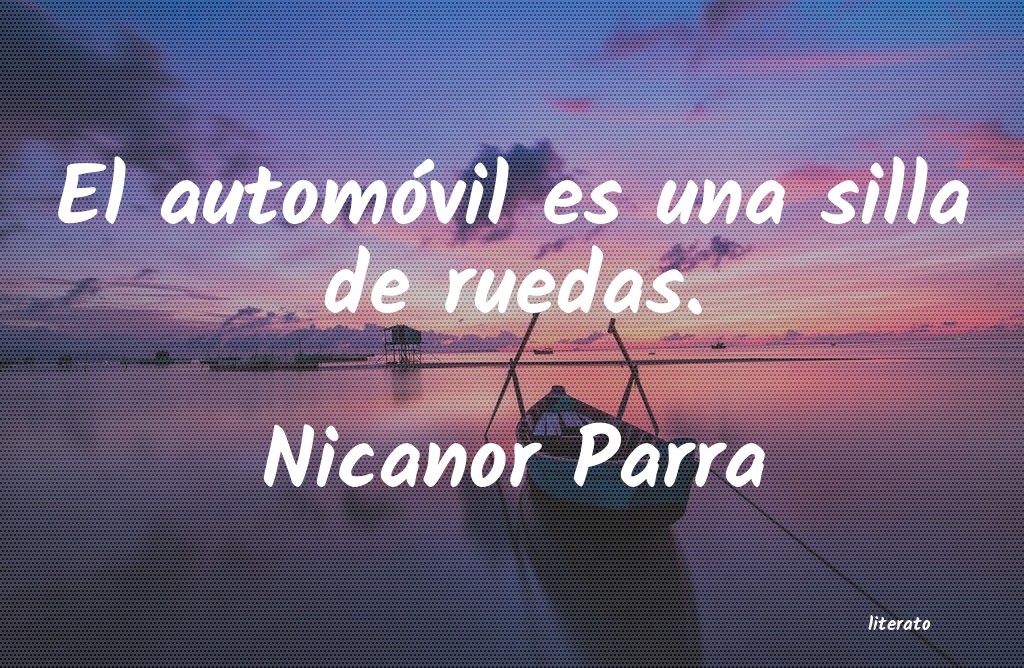 frases de Nicanor Parra