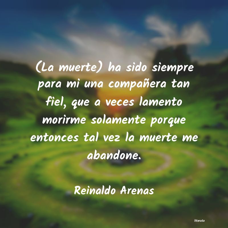 frases de Reinaldo Arenas