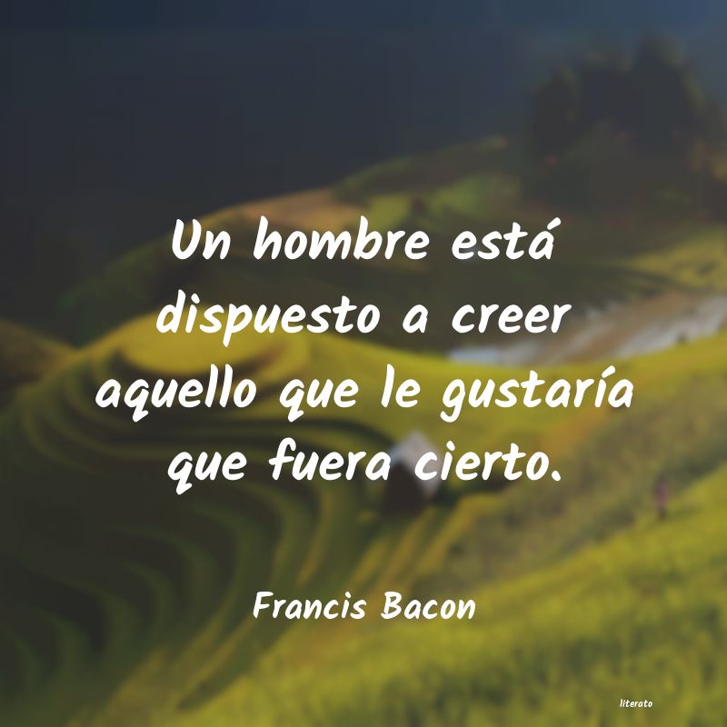 Frases de Francis Bacon