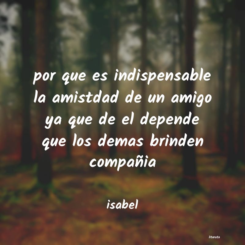 Frases de isabel