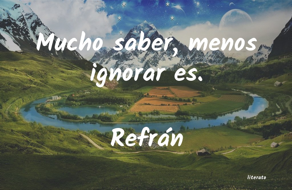 Frases de Refrán