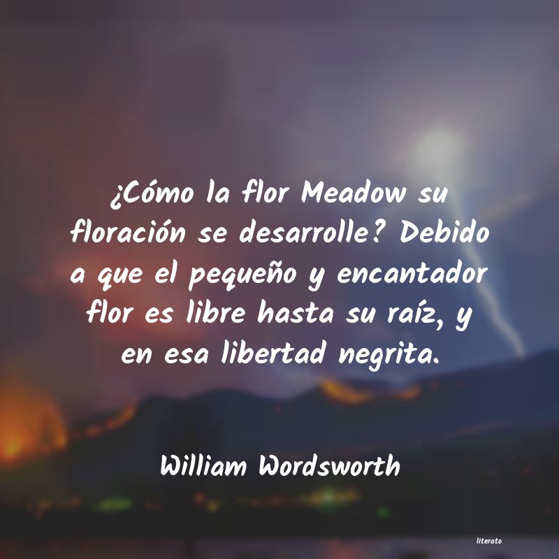frases de William Wordsworth