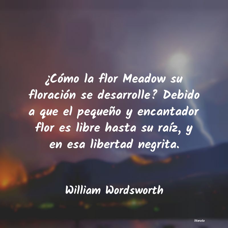 Frases de William Wordsworth