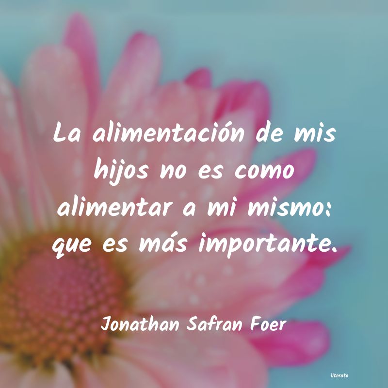 frases de Jonathan Safran Foer
