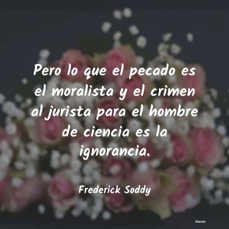 frases de Frederick Soddy