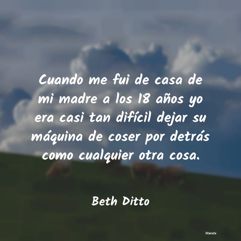 Frases de Beth Ditto