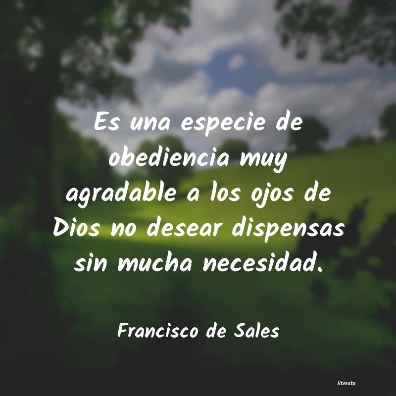 Frases de Francisco de Sales