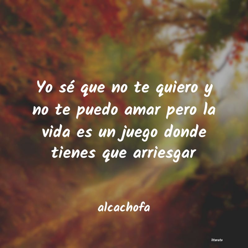 Frases de alcachofa