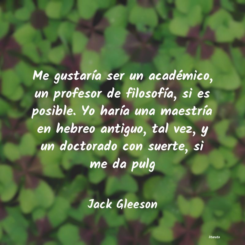 Frases de Jack Gleeson