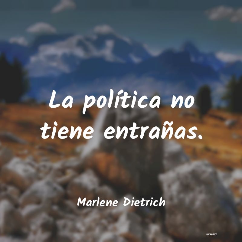 Frases de Marlene Dietrich