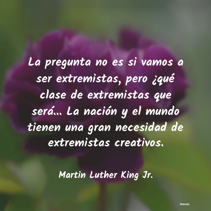 frases de Martin Luther King Jr.