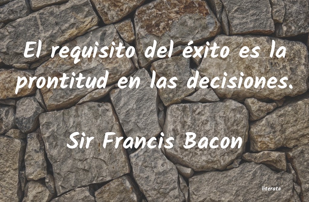 frases de Sir Francis Bacon