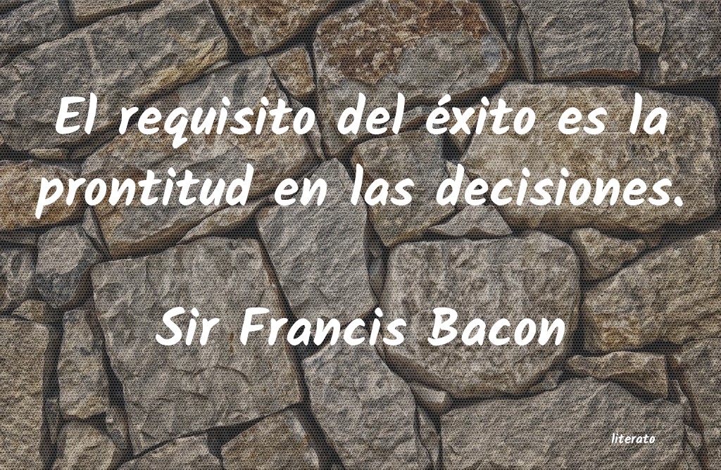 Frases de Sir Francis Bacon