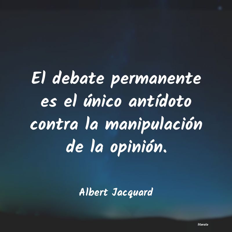 Frases de Albert Jacquard