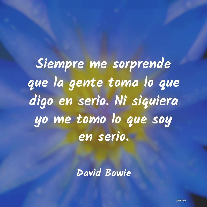 Frases de David Bowie