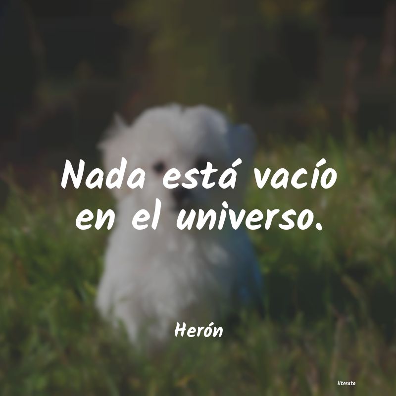 Frases de Herón