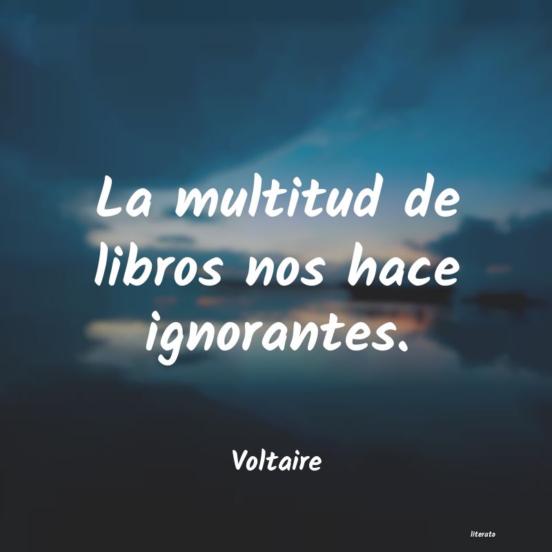 frases de Voltaire